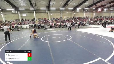 100 lbs Rr Rnd 3 - Arian Sanchez, Stout Wrestling Academy vs Clayton Blatchford, Kirtland Broncos