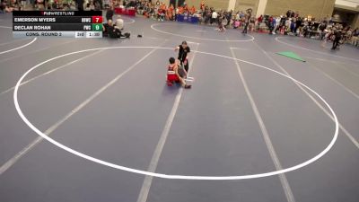 8U - H Cons. Round 2 - Zachary Backes, Big Lake Youth Wrestling vs Vance Faust, Rochester Century Panthers