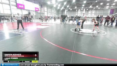 83-84 lbs Round 2 - Lukas Poirier, INWTC vs Dawson Rodarte, Orting Jr. Cardinals Wrestling