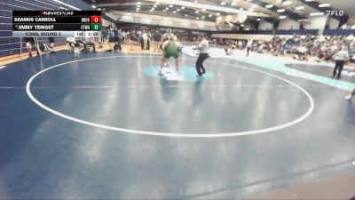 285 lbs Cons. Round 2 - Seamus Carroll, Brockport vs Jimmy Yeingst, Elizabethtown