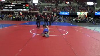 85 lbs Champ. Round 1 - Tyce Grant, Cody Wrestling Club vs Luca Affrunti, Summit Wrestling Club