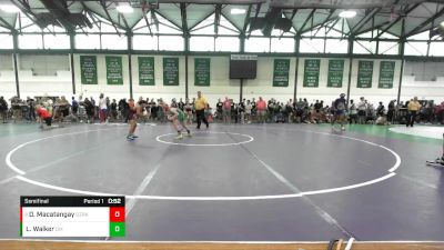 85-93 lbs Semifinal - Daniel Macatangay, Jr Raiders/ SS vs Leonidas Walker, Tecumseh Wrestling Club