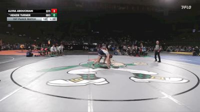 4A/3A/2A/1A Girls 145 1st Place Match - Kenzie Turner, Banks Girls vs Alivia Abouchiani, Scappoose Girls