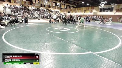 144 lbs Quarterfinal - Arseni Kikiniou, Poway vs Cooper Sheesley, Del Oro