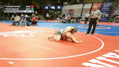 215 Class 2 lbs Champ. Round 1 - Vincenzo Butera, St. Clair vs Bryce Newham, Boonville