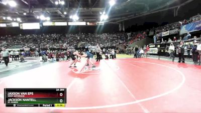 2A 285 lbs Cons. Round 1 - Jaxson Van Eps, West Jefferson vs Jackson Nantell, St. Maries