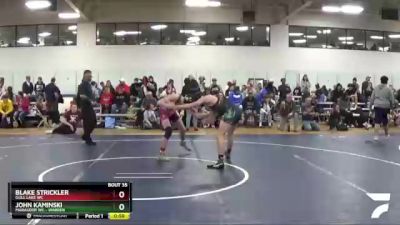 141 lbs Quarterfinal - Blake Strickler, Gull Lake WC vs John Kaminski, Marauder WC - Warren