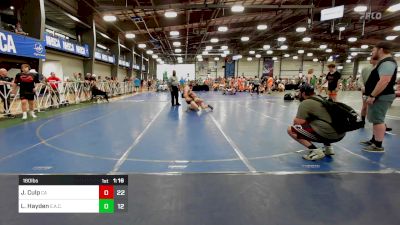 160 lbs Rr Rnd 3 - Jaelen Culp, Combat Athletics vs Luke Hayden, Elite Athletic Club WE