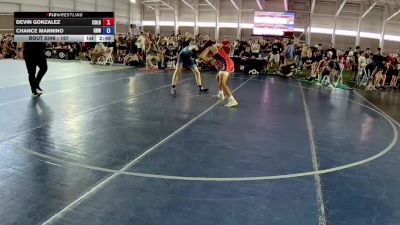157 lbs Cons. Round 2 - Devin Gonzalez, Colorado vs Chance Mannino, Gold Rush Wrestling