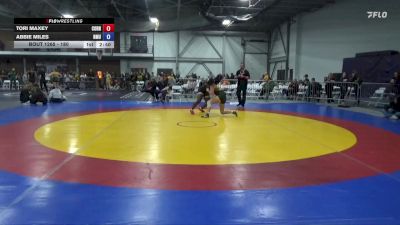 180 lbs 5th Place Match - Abbie Miles, Northern Michigan University vs Tori Maxey, Cornell College