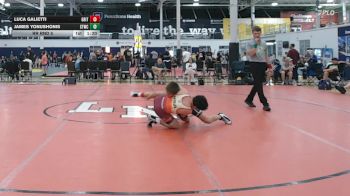 110 lbs Rr Rnd 5 - Luca Galietti, Grit Mat Club - MS vs James Yonushonis, Shore Thing WC - MS