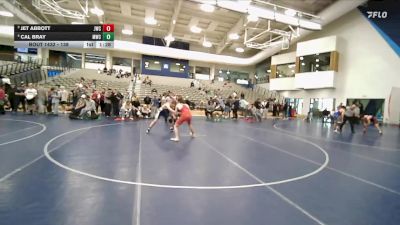 138 lbs 3rd Place Match - Jet Abbott, JWC vs Cal Bray, Millard Wrestling Club