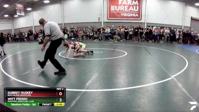 67 lbs Cons. Round 1 - Aubrey Huskey, Bull Island Grappling vs Witt Pedigo, Gunston Wrestling Club