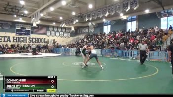 132 lbs Quarterfinal - Trent Whittington, Murrieta Mesa vs Dominic Misiti, Vista Murrieta