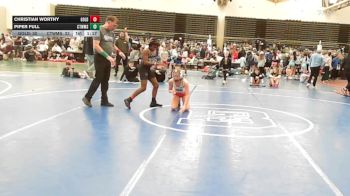 97 lbs Rr Rnd 7 - Christian Worthy, All I See Is Gold Academy - ESE vs Piper Full, CT Whale Orca - ESE