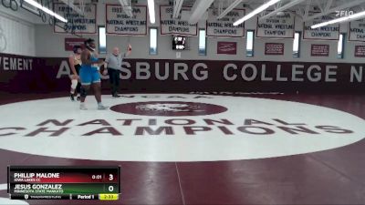 285 lbs Round 4 - Jesus Gonzalez, Minnesota State Mankato vs Phillip Malone, Iowa Lakes CC