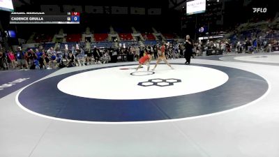 95 lbs Cons. Sub-rd Of 16 - Abigail Mendoza, TX vs Cadence Grulla, GA