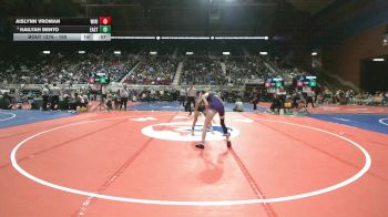 100 lbs Cons. Round 3 - Kailyah Bento, Cheyenne East vs Aislynn Vroman, Wind River