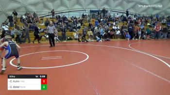 60 lbs Quarterfinal - Chase Kuhn, Toronto vs Carter Baker, Burgettstown