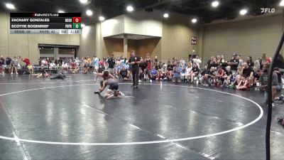 108 lbs Round 6 (8 Team) - Zachary Gonzales, North DeSoto Blue WA vs Scottie Bogenrief, Panhandle Pittbulls