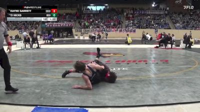 150 lbs Champ. Round 1 - KAYNE GARRETT, Scott County vs TJ Hicks, Highlands