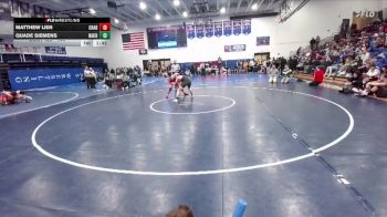 144 lbs Champ. Round 2 - Matthew Lien, Chadron vs Quade Siemens, Natrona County