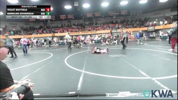 74 lbs Rr Rnd 2 - Violet Mayfield, Madill Takedown vs Emmeline Bowerman, Madill Takedown