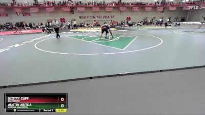 157 lbs Cons. Round 1 - Austin Abitua, Aurora Universtiy vs Scotty Cuff, Blackburn