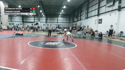100 lbs 1st Place Match - Gennaro Calvani, Cavalier Wrestling Club vs Maximilian Truong, NOVA WC