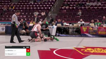 285 lbs Round Of 16 - Oliver Billotte, Clearfield vs Ben Stewart, Central Dauphin