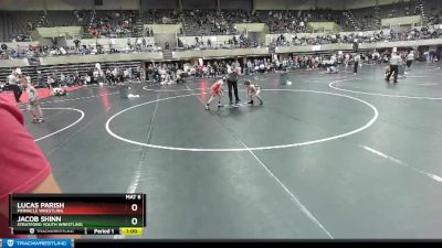 75 lbs Champ. Round 2 - Jacob Shinn, Stratford Youth Wrestling vs Lucas Parish, PINnacle Wrestling