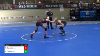 115 lbs Final - Regan Rosseter, Nebraska Wrestling Academy vs Audrie Felkins, Maize WC