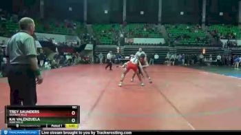 182 lbs Quarterfinal - Kai Valenzuela, Huntsville vs TREY SAUNDERS, Vestavia Hills