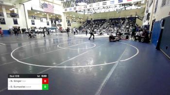 172 lbs Consolation - Nicholas Singer, Faith Christian Academy vs Dominic Sumpolec, Notre Dame Green Pond