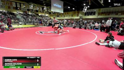 165 lbs Semifinal - Nathan Salazar, Delano Diablos vs Aaron Cato, Unattached