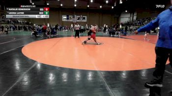 155 lbs Quarterfinal - Natalie Edmisson, Nixa vs Leona Layne, Rockwall