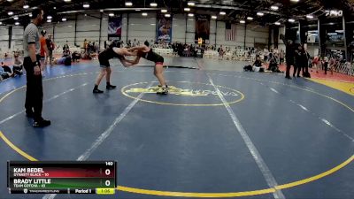 140 lbs Rd# 10- 4:00pm Saturday Final Pool - Brady Little, Team Gotcha vs Kam Bedel, Dynasty Black