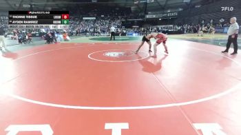 Boys 1B/2B 165 Champ. Round 1 - Thorne Tissue, Liberty (Spangle) vs Ayden Ramirez, North Beach