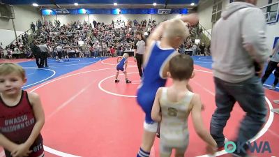 52 lbs Round Of 32 - Conner Woods, Salina Wrestling Club vs Bray Johnson, Checotah Matcats