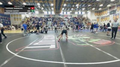 138 lbs Cons. Semi - Nathan Harvey, Black Creek Wrestling Club vs Raphael Taquechel, Lake Highland Prep