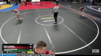 Champ. Round 1 - Zoey Barber, Omaha Westside Girls vs Genesis Recinos, Lakeview Girls