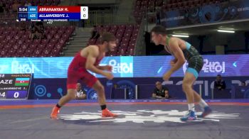 61 kg Repechage #2 - Hayk Abrahamyan, Armenia vs Jeyhun Allahverdiyev, Azerbaijan