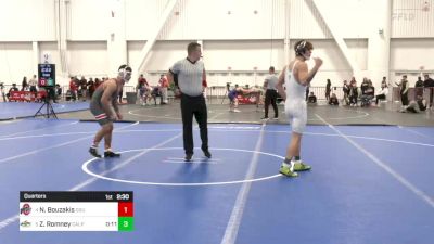 133 lbs Quarters - Nic Bouzakis, Ohio State vs Zeth Romney, Cal Poly