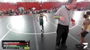 71-74 lbs Round 1 - Griffin Sossaman, Waterford Youth Wrestling Club vs Christopher Duncan, Wisconsin