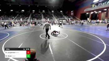 52 lbs Consi Of 8 #2 - Benjamin Jorgensen, Sheridan WC vs Melissa Book, Pomona Elite