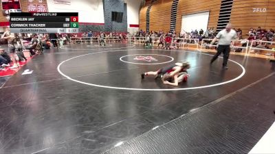 80A Quarterfinal - Cormick Thacker, Greybull MS vs Becklen Jay, Dean Morgan