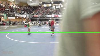 110 lbs Champ. Round 1 - Keleigh Ochoa, Smith Center HS vs Piper Brobst, Eskridge-Mission Valley HS