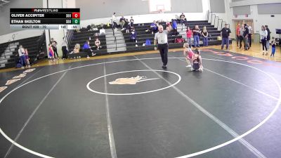 70 lbs 1st Place Match - Oliver Accipiter, Southmoreland vs Ethan Skelton, Southmoreland