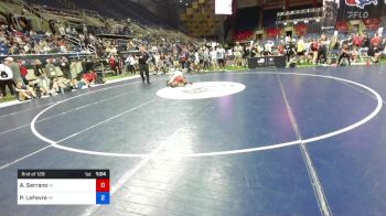 120 lbs Rnd Of 128 - Aiden Serrano, Iowa vs Preston LeFevre, Michigan