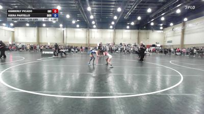 105 lbs Quarterfinal - Kimberly Picado, Gladiator Wrestling vs Kiera Partello, Daughters Of Zion